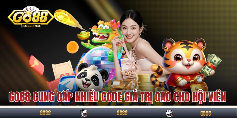 GO88 liên tục cung cấp nhiều code giá trị cao cho hội viên